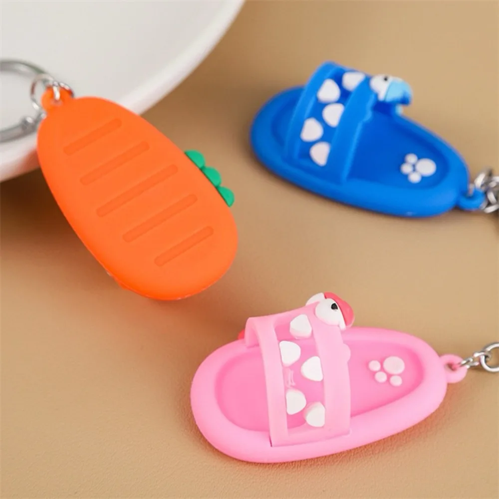 Summer Slipper Keychain Pendent Creative Cute Sandal Charm Bag Pendant Flip Flop Jewelry Car Keyring Exquisite Small Gift