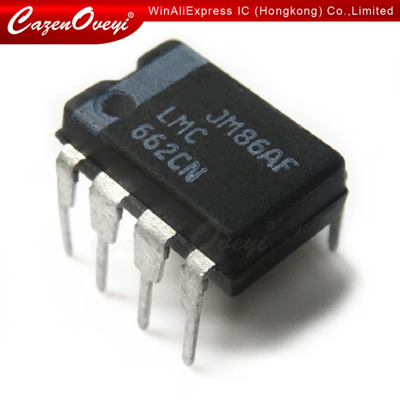 10pcs/lot LMC662AIN LMC662CN LMC662 DIP-8 In Stock