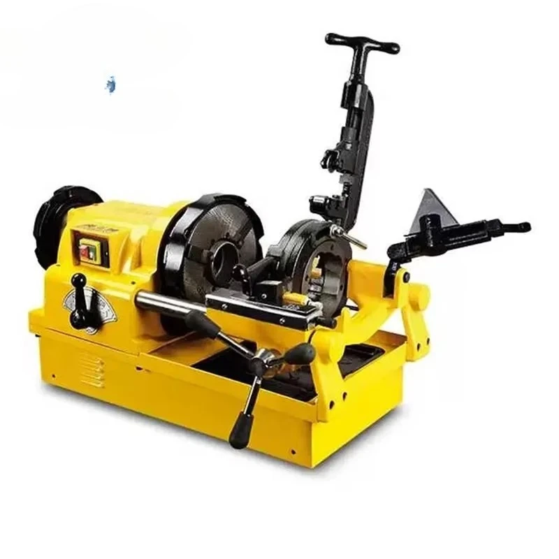 Electric pipe threading machine, multi-function light 3-inch thread turning machine, pipe fire fighting twisted wire cutter