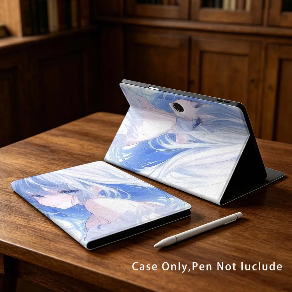 

Anime Blue Haired Girl Soft For OPPO VIVO IQOO OnePlus Realme Pad 3 Pro 13 12.1 11.61 11.4 10.36 11 inch Tablet Case