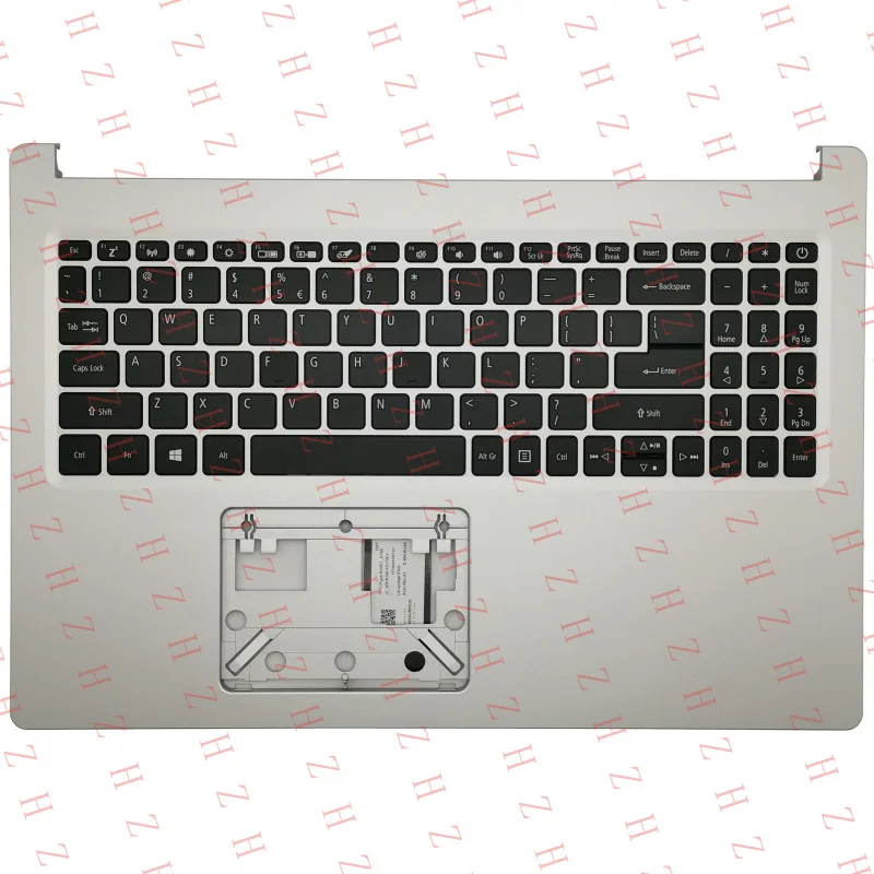 P+ FOR Acer Aspire A315-33 A315-43 Palmrest Cover Keyboard Silver 6B.HVUN7.031
