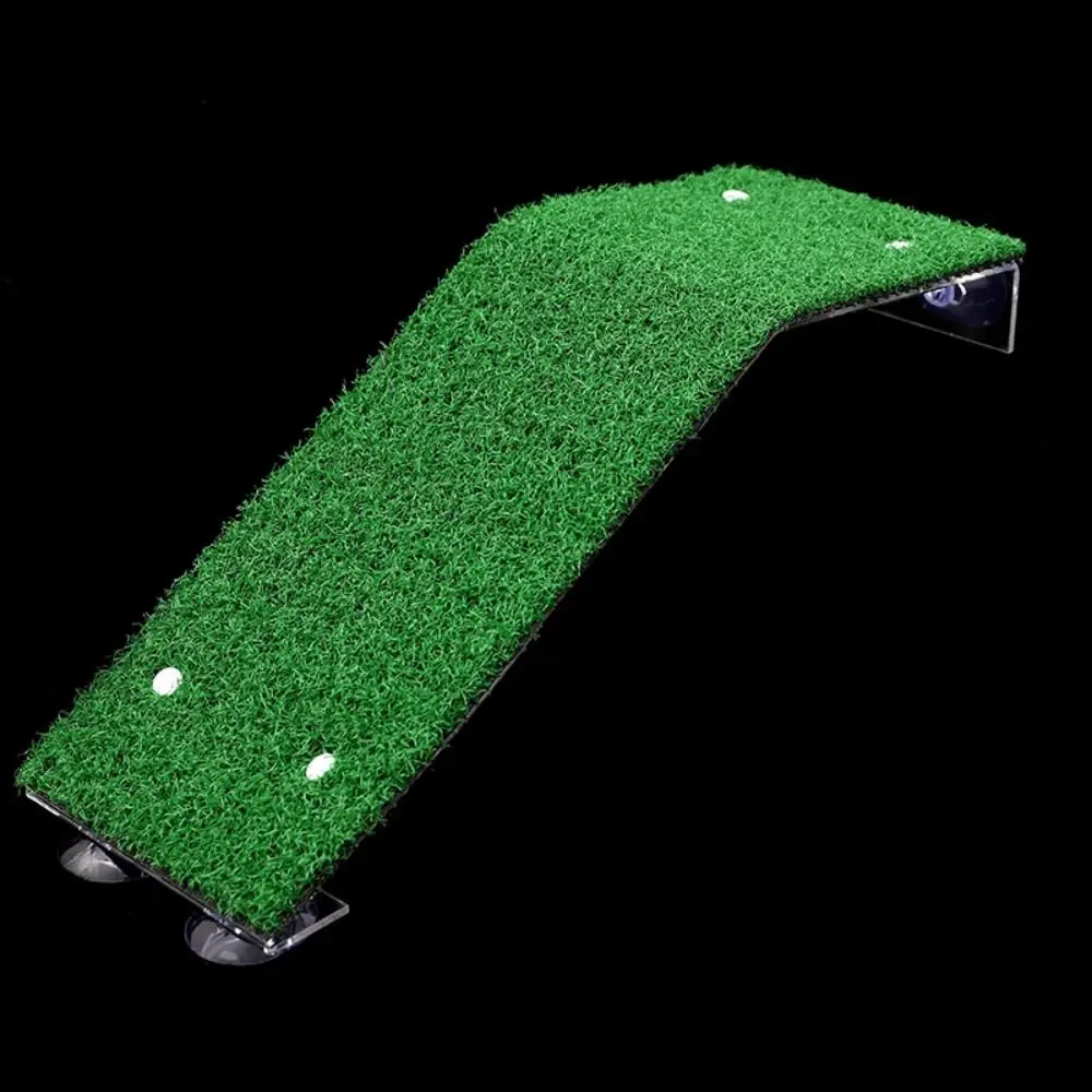 Acrylic Reptile Ramp Platform Rectangular Strong Load-bearing Turtle Basking Sunbathing Platform Powerful Suction Cup