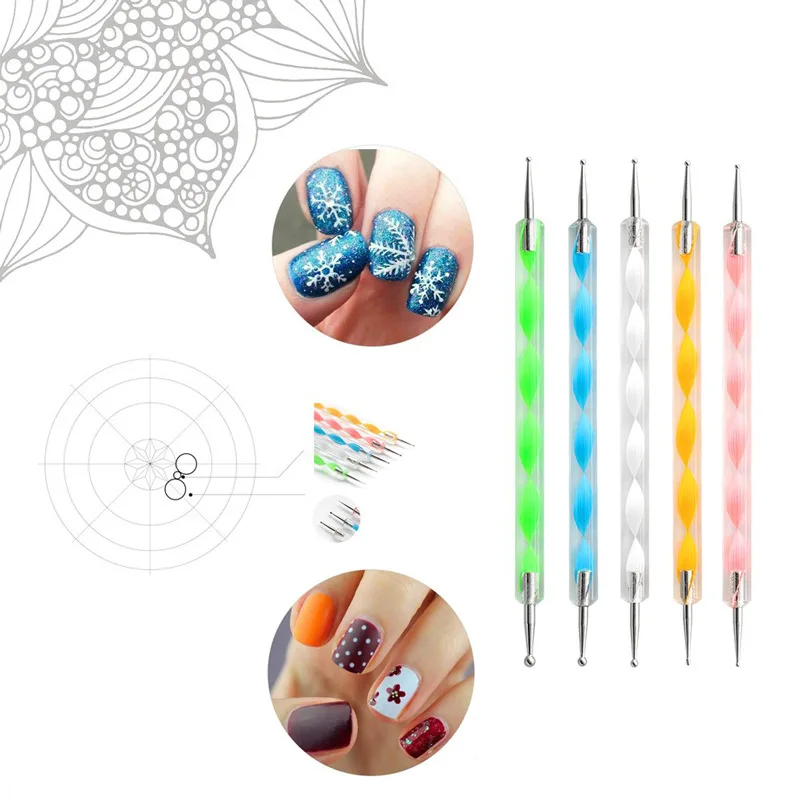 60pcs Mandala Dotting Tools Painting Kit - Rock Dot Paint Stencils Tool for Nail Stone Mandala Arts Drawing  | Mothers Day Gift