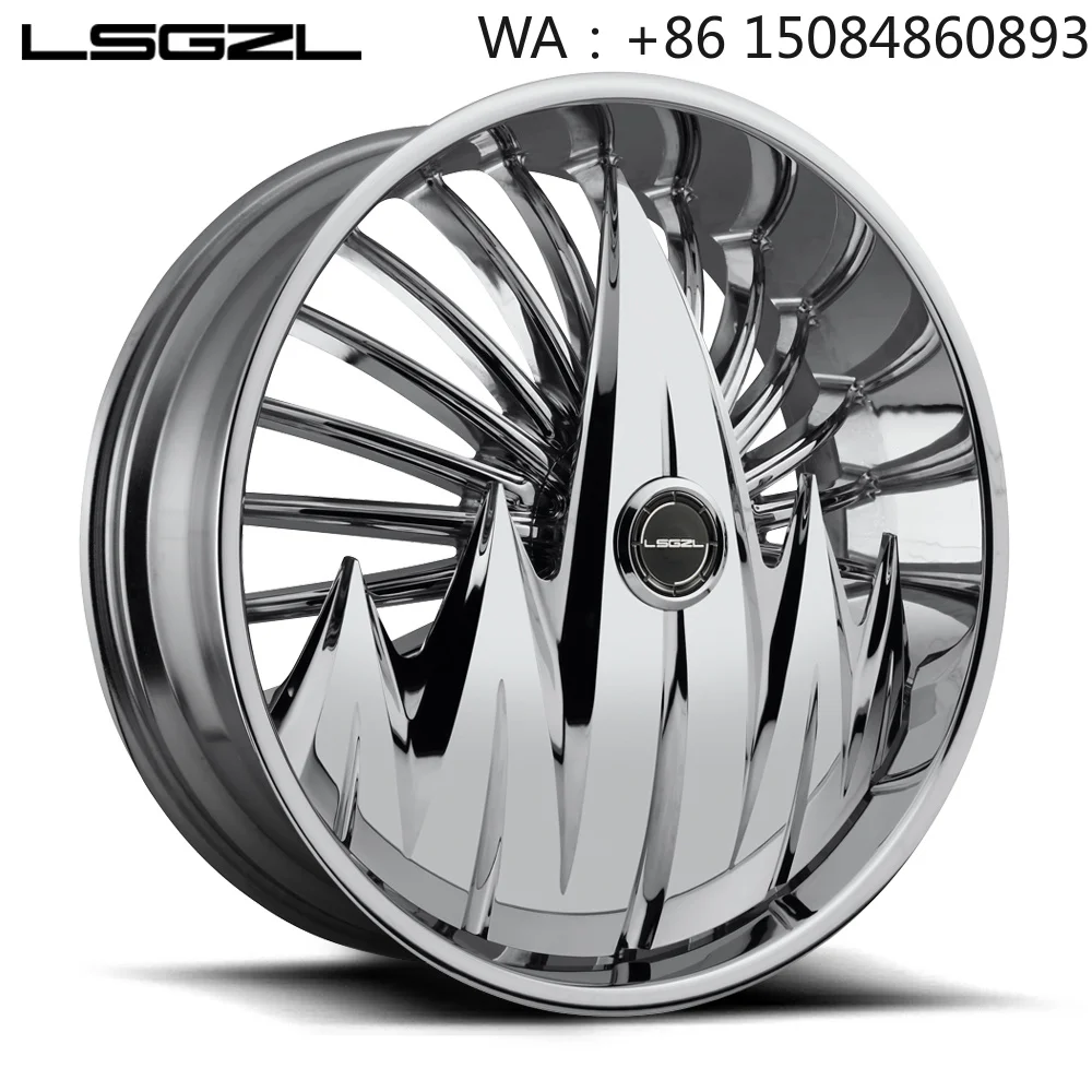 18-19 Inch 2-Piece Star Design Deep Dish Forged Aluminum Wheels High Offset Luxury Sport Car Auto Rim Parts