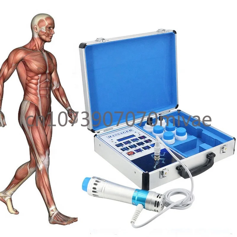 

Shockwave Therapy Machine with 7 Heads ED Treatment Pain Relief Lattice Ballistic Shock Wave Physiotherapy Tool