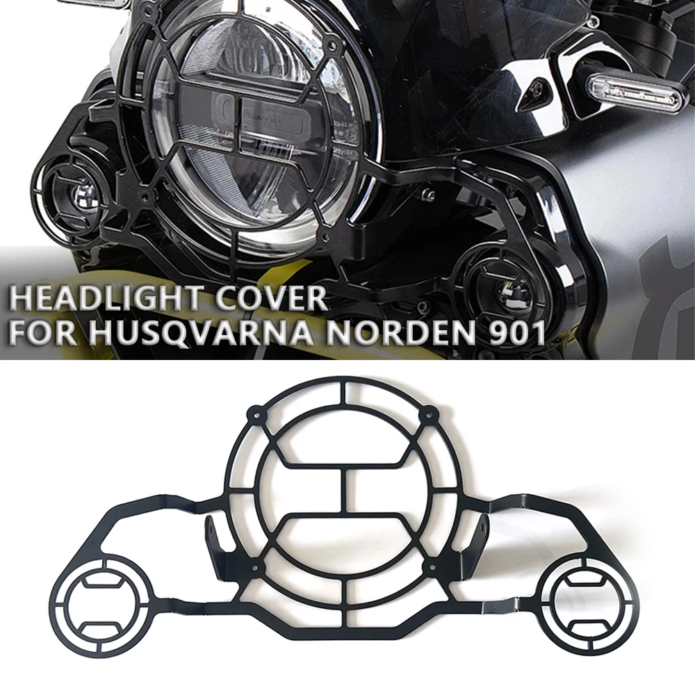 

Motorcycle Accessories For Husqvarna Norden 901 Headlight Protector Grille Guard Cover Protection Grill Norden901 2022-2024