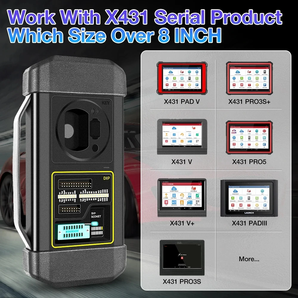 LAUNCH X431 X-PROG 3 Immobilizer Key Programmer XPROG3 Gearbox Chip Reader for X431 V+ PRO3S+ Pro5 PAD V VII Support MQB X-Prog3