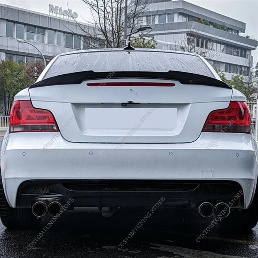 For BMW E82 Rear Trunk Lip Spoiler 1 Series 118d 120d 120i 135i 125i 123d Coupe Rear Trunk Tail Wing Bodykits Tuning 2007-2014