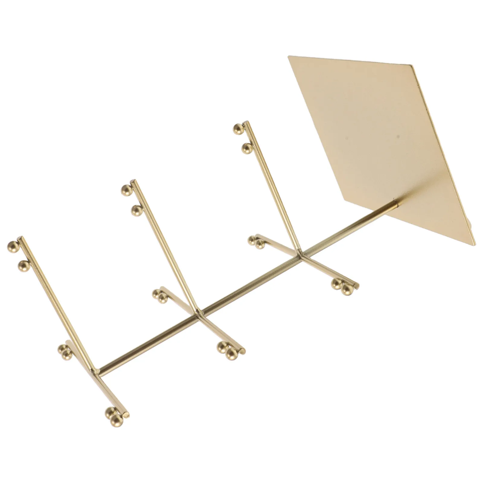 

Metal Eyewear Display Stand 3-Tier Sunglasses Rack Organizer Modern Aesthetic Space Efficient for Retail Showcase Glasses