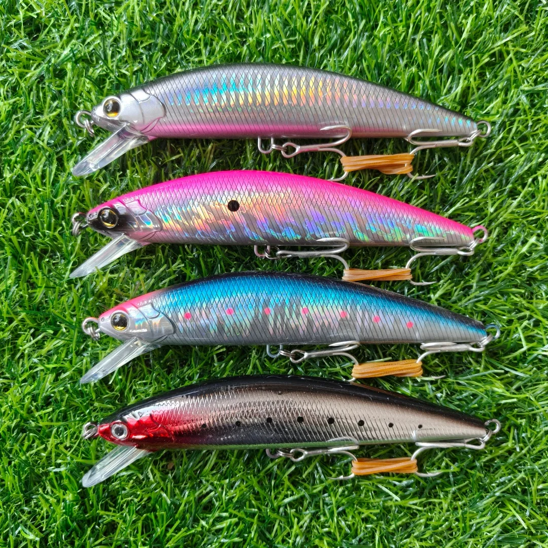 

Swolfy 4pcs 140mm 60g Sinking Minnow Lures Long Casting Artificial Hard Baits Seabass Trout Swimbait Wobbler Fishing Accessories
