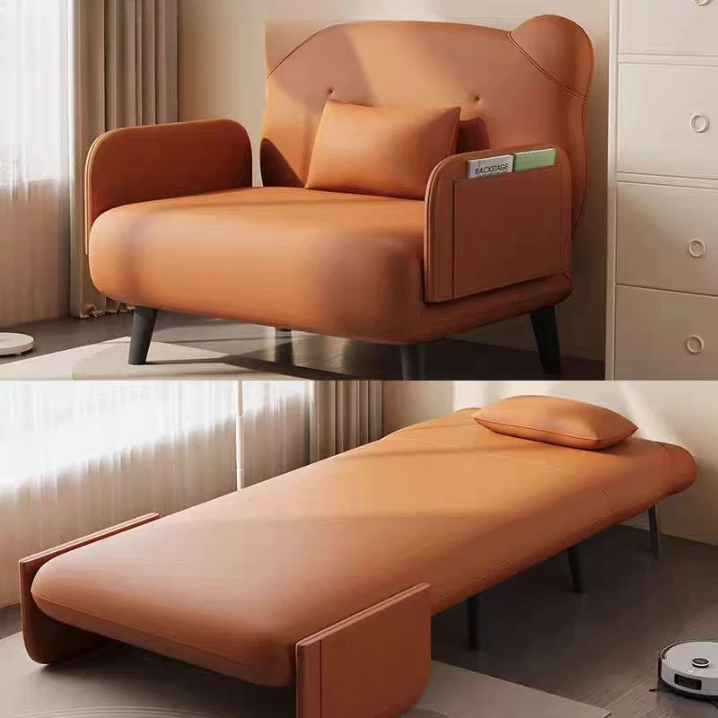 

Single sofa bed folding dual-purpose small apartment living room multi-functional overnight bed