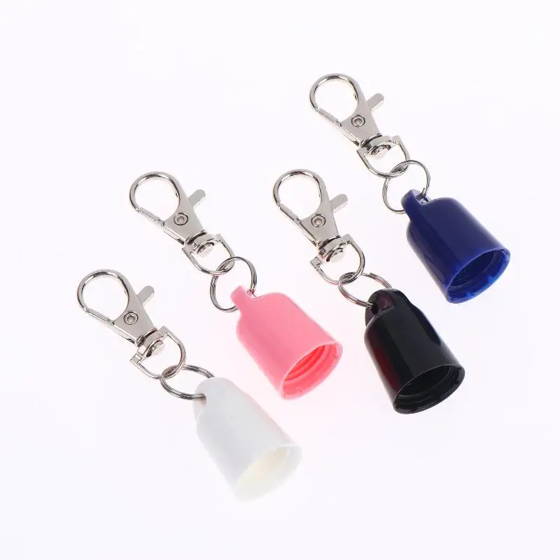 1Pcs Lightweight Multiple Color Keychain Holder Lip Balm Caps Universal Lip Balm Holder Daily Carry
