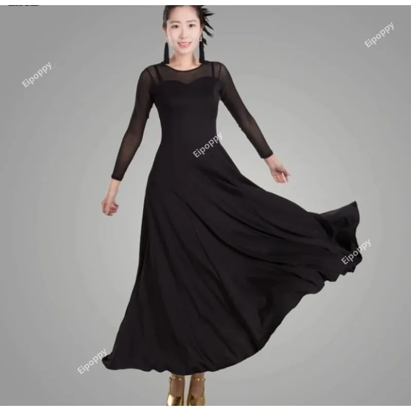 Vestido de baile de salón para mujer, traje de competición de baile moderno, Vals, Tango, Foxtrot, Quickstep, nuevo