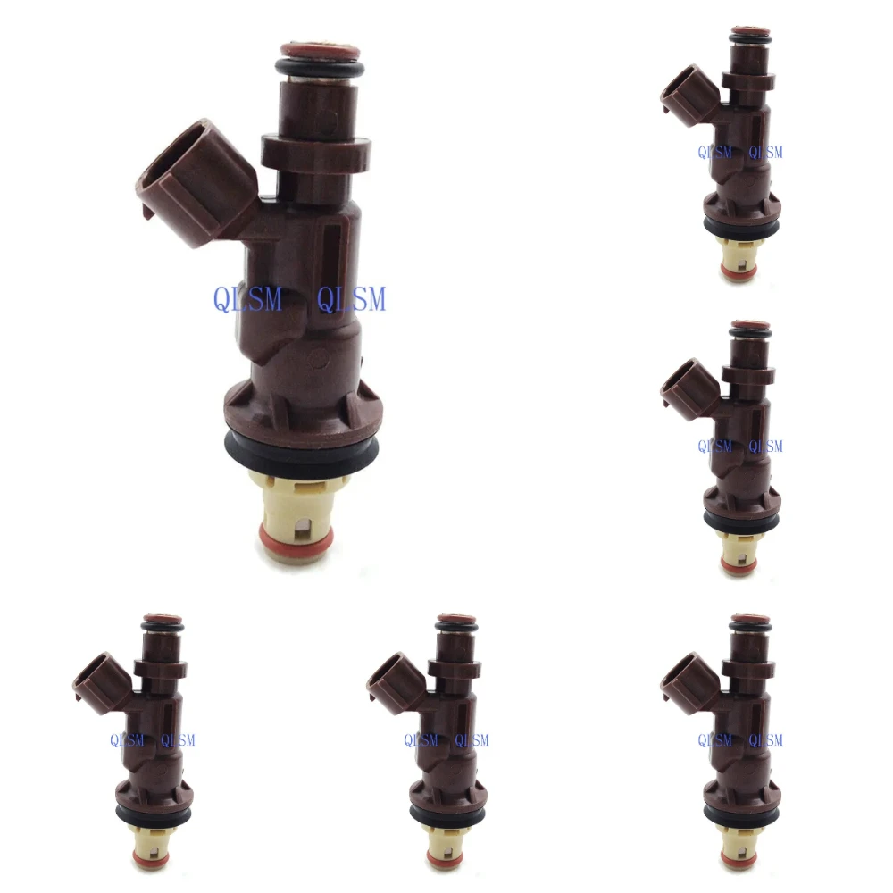 

6x Fuel Injectors 23250-62040 for Toyota Tacoma Tundra 4Runner 3.4L V6 1999-2004 premium car accessories
