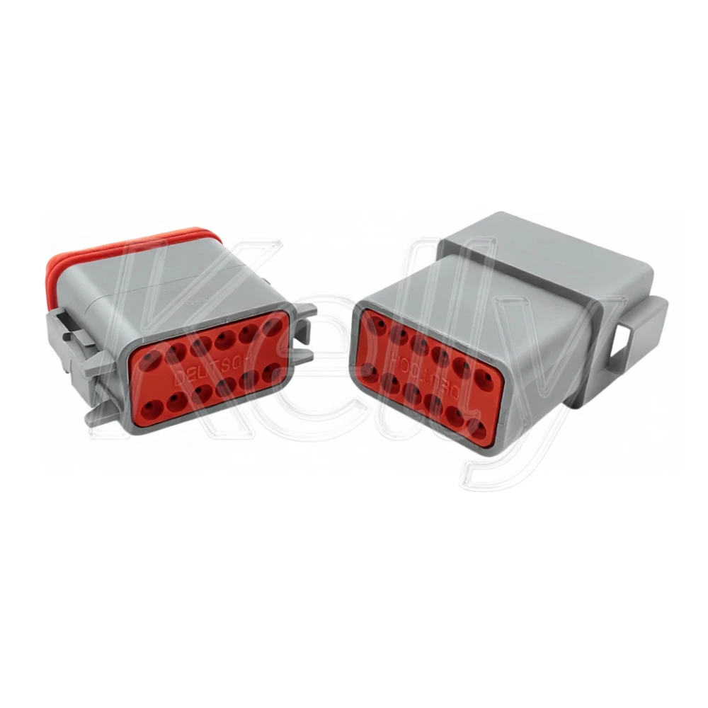 12 Pin Male Female Auto Waterproof Connector Automotive Electrical Wire Harness Pigtail Plug DT04-12P DT06-12S