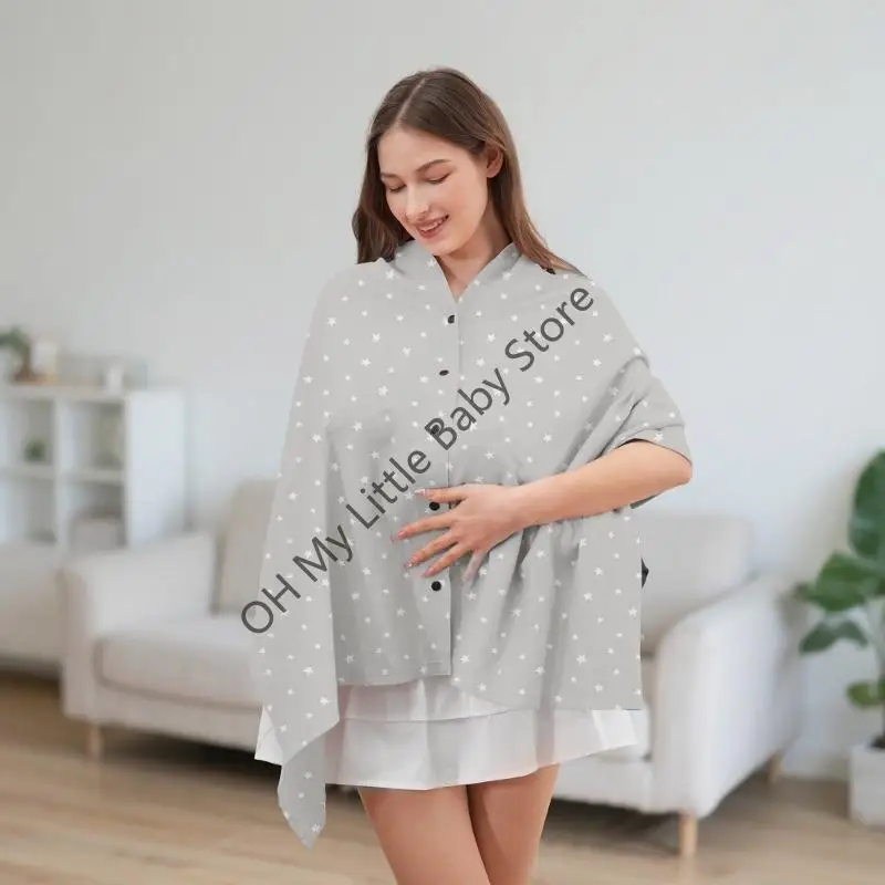 

M76C Multipurpose Breastfeeding Scarf Cotton Nursing Towel Soft Privacy Protector