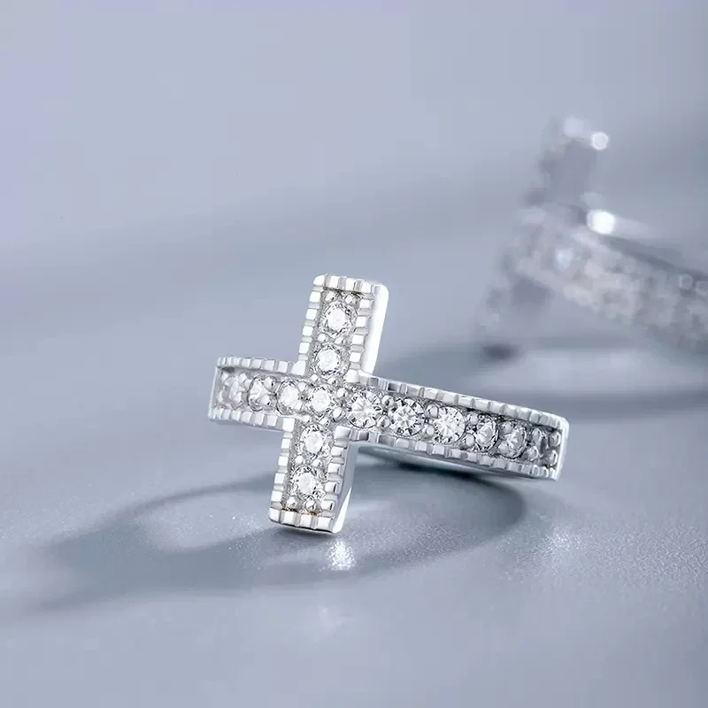 Women's Exquisite Cross Splicing Circle Hoop Earrings, Gift