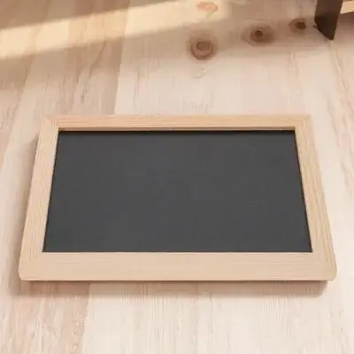 

Creative Chalkboard Sign 18x13cm Reusable Wall Decor Hanging Blackboard DIY Rope Easy Setup for Messages Chalkboard Sign