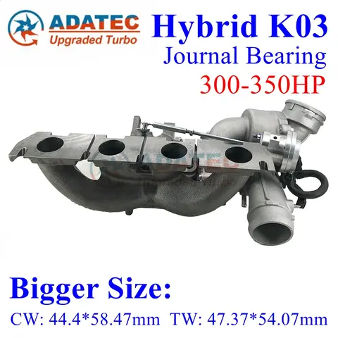 06J145713LX Upgrade K03 300-350HP Turbo 53039880290 53039700290 Upgrade Turbine Turbocharger for Volkswagen Golf VI 2.0 GTI
