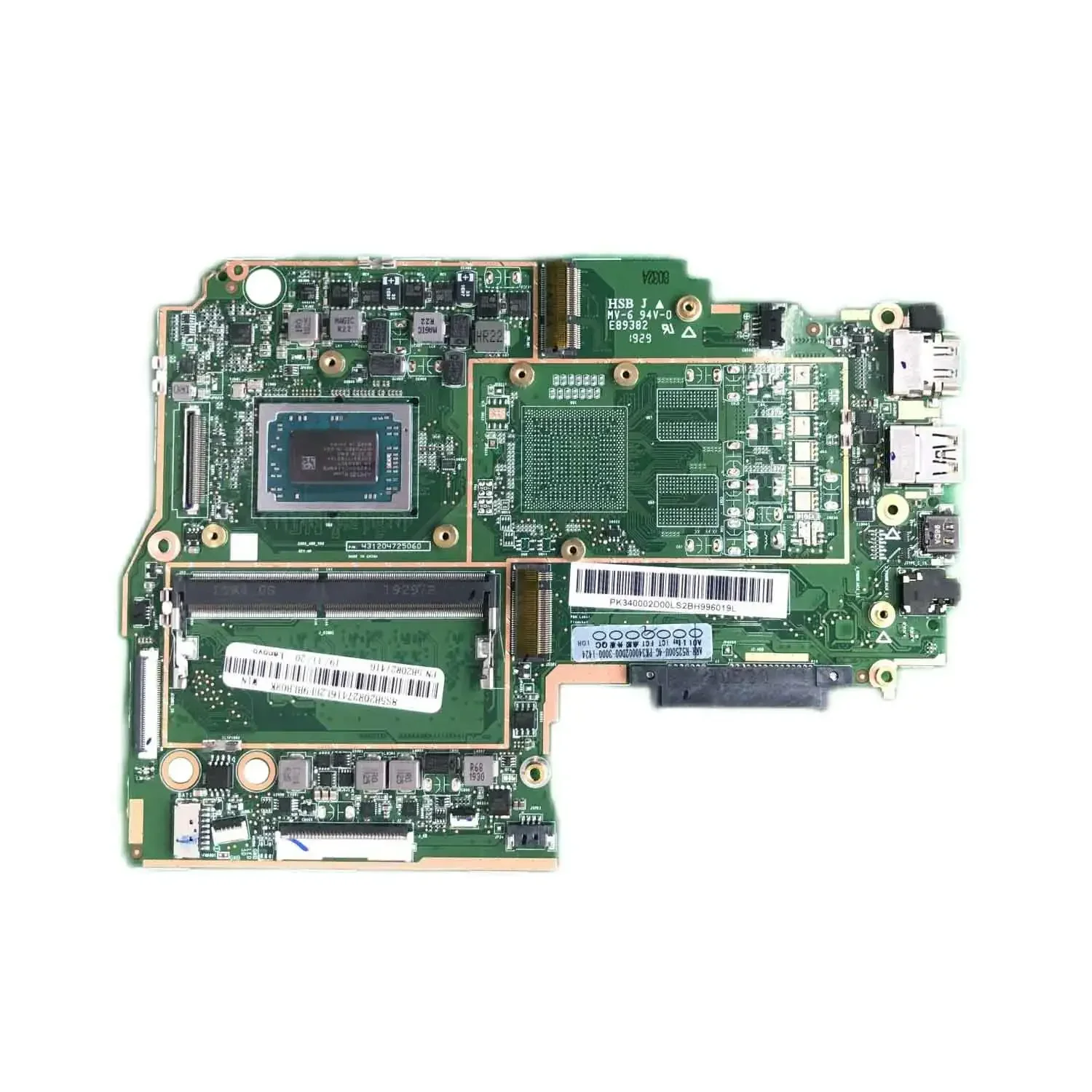 Ideapad 330S-15ARR For Lenovo Laptop Motherboard 5B20R27416 Mainboard  AMD Ryzen R3-2200 R5-2500U R7-2700 RAM 4GB HOT