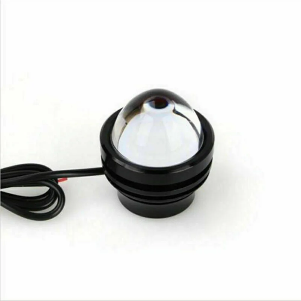 

Bulb Daytime Running Light Car Daytime Fish Eye Fog IP67 Light Running 15W White 2x 45mm*40mm 6000-6500k 800LM