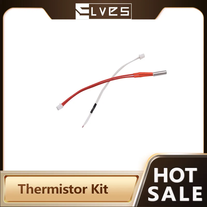 

ELVES Cartridge Heater 12V/24V 40W + NTC3950 Thermistor Kit For I3 Mega, Chiron, 4max pro, Predator 3D printer V5Hotend