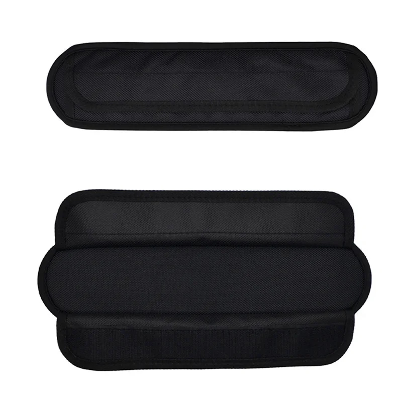 1pc/Pack Shoulder Strap Pad Rubber Cushion Pads for Laptop Bag Backpack Straps Plastic Black Round Rim Nonslip