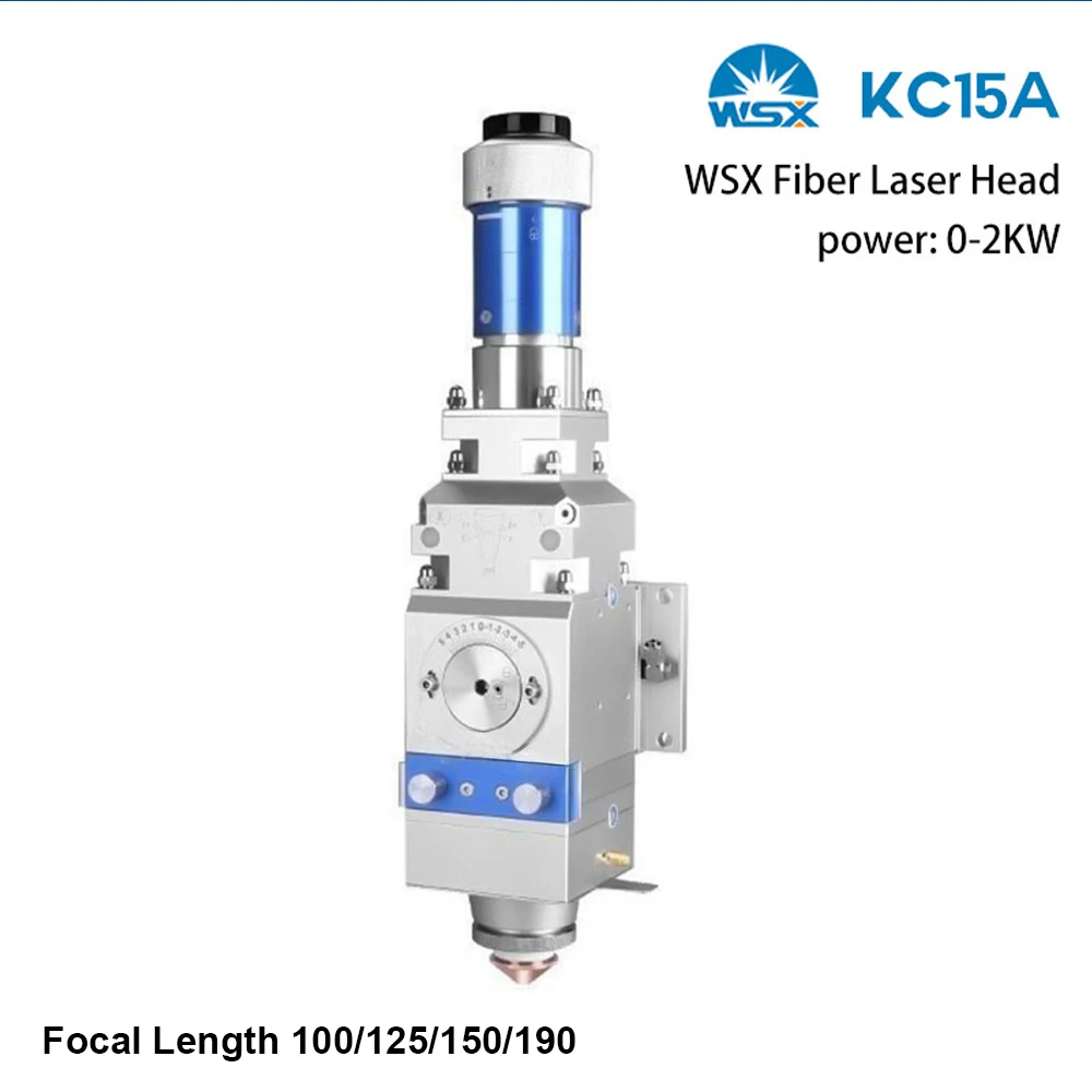WSX Original KC15A Laser Cutting Head CL75 100mm FL100 125 150 190mm 0-2KW for WSX Laser Cutting Machine Head Metals CNC Parts