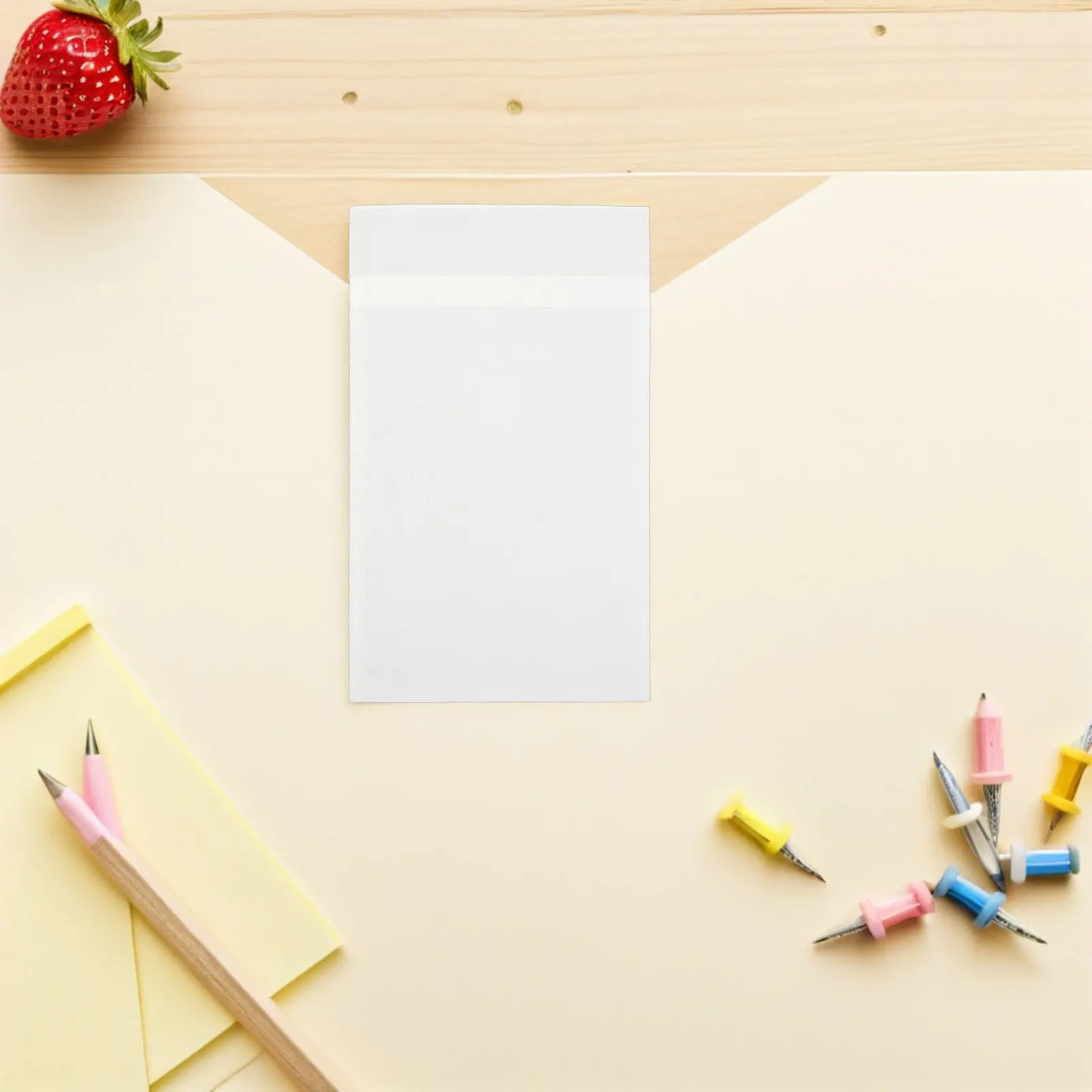 200Pcs Translucent Envelopes 4.72x3.54 Inches Self-Seal Glassine Paper Bags for Wedding Invitations Cards Mailing Snacks view 4