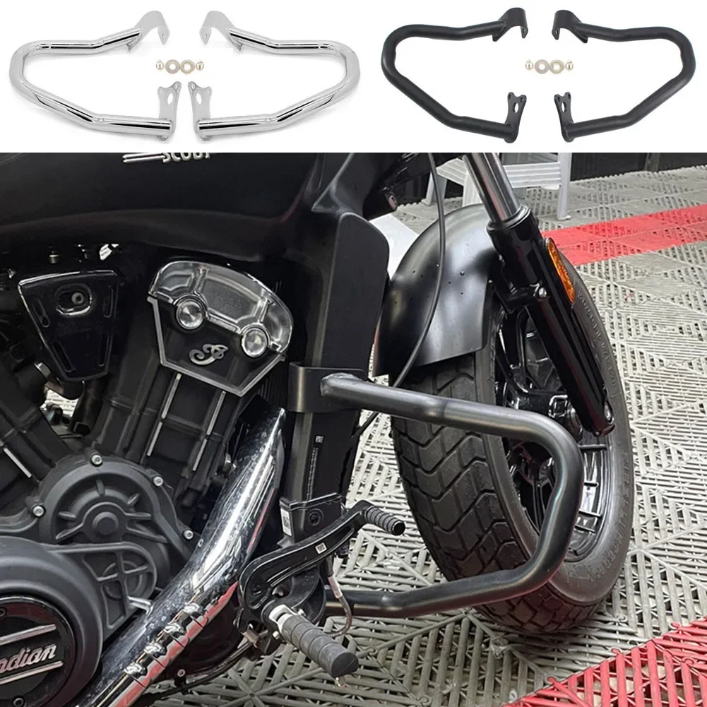 Motorcycle Highway Engine Engine Guard Crash Bar For Indian Scout 2015-2020 Sixty 2016-2020 Bobber 2018-2020