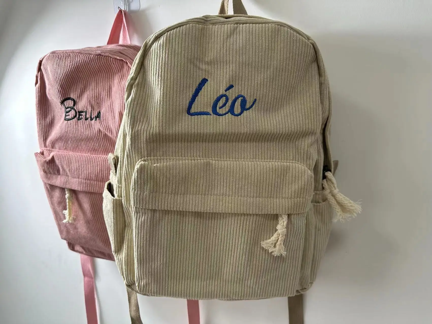 Mochila de PANA con nombre personalizado, mochilas escolares bordadas personalizadas para niños y niños pequeños