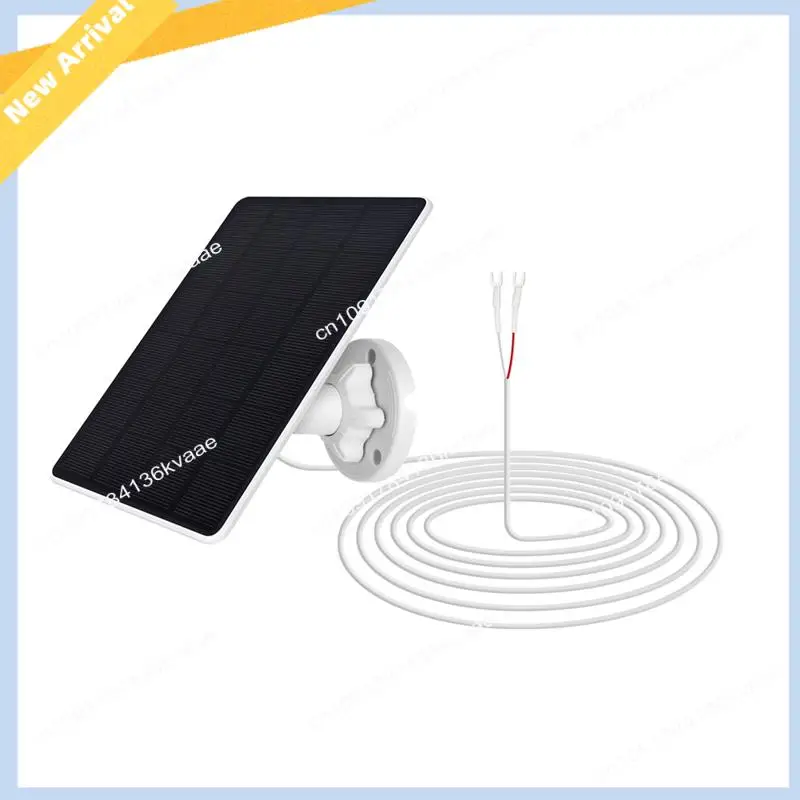M01K 3W Solar Panels With 4M Extension Cable IP65 Weatherproof 360° Adjustable Bracket For Ring Doorbell