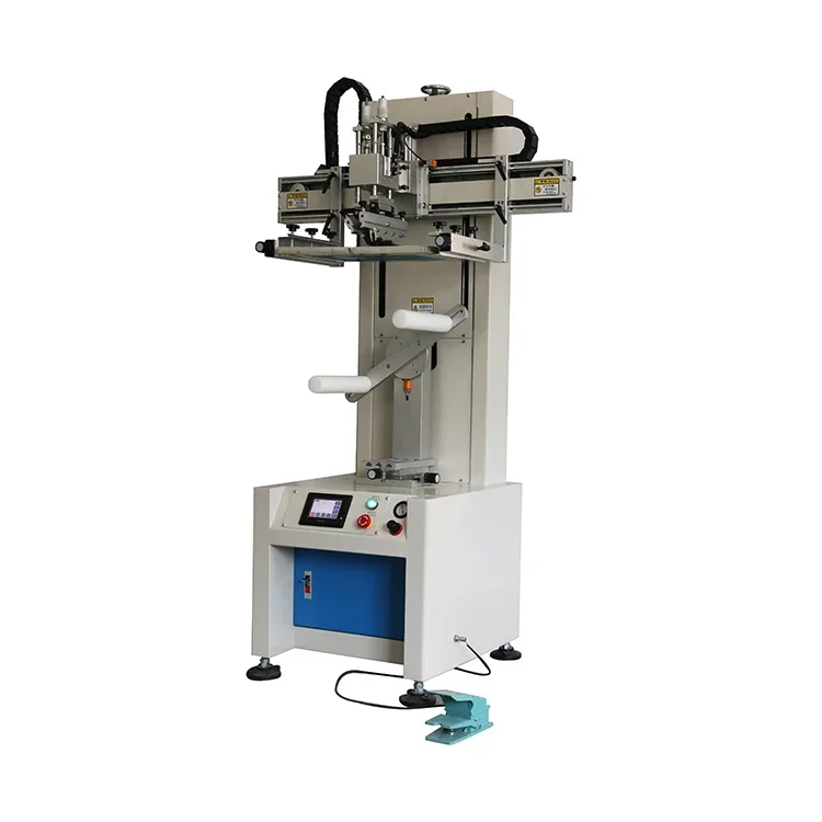 Good Quality Flat Surface Screen Printer With Servo Motor Turning Device