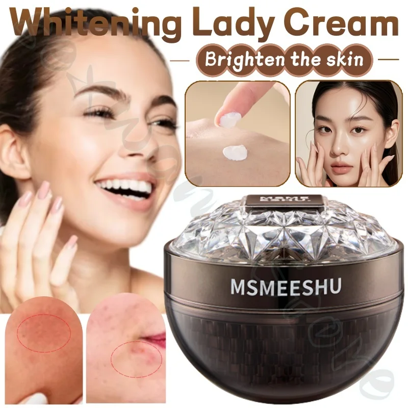 MSMEESHU Lady Cream Moisturizing, Light and Firming, Brightening, Skin Brightening, Skin Tone Improves Dullness and Roughness
