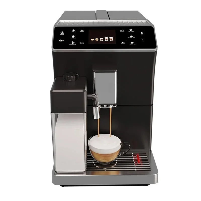 

7-Level Adjustable Grinding System Automatic Italian Espresso Machine with Milk Frother