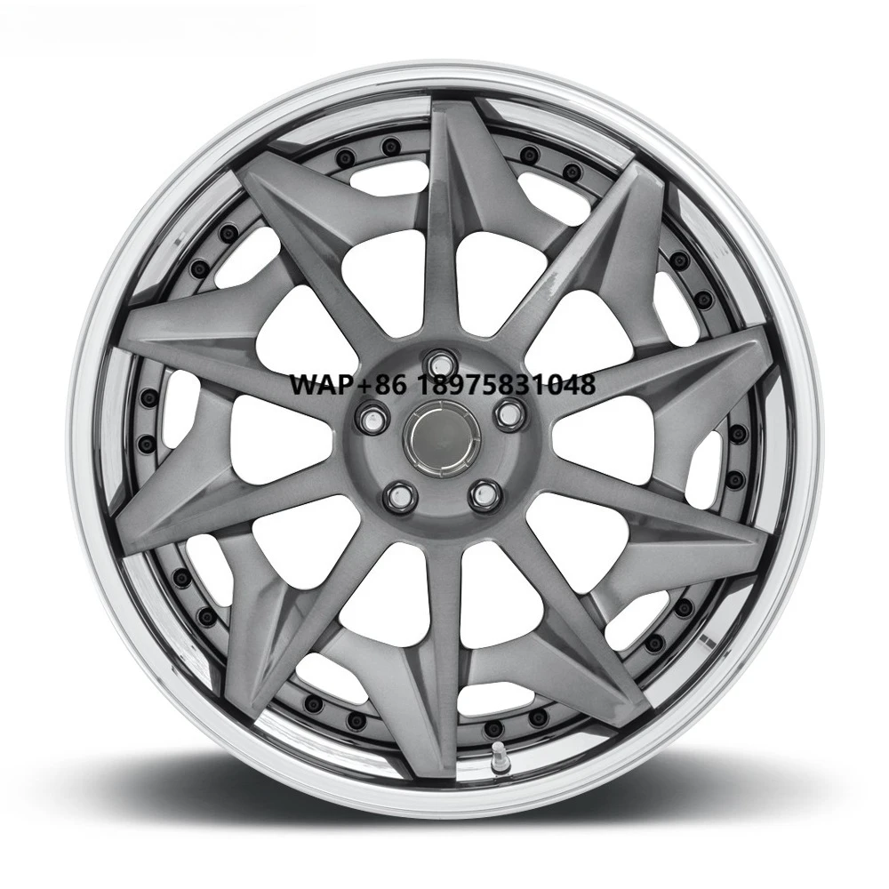 

Hot Sale Wheels Alloy Wheel Rims 17 18 19 20 21 22 23 Inch Deep Dish Lip Rims 2 Piece Forged Wheel Concave
