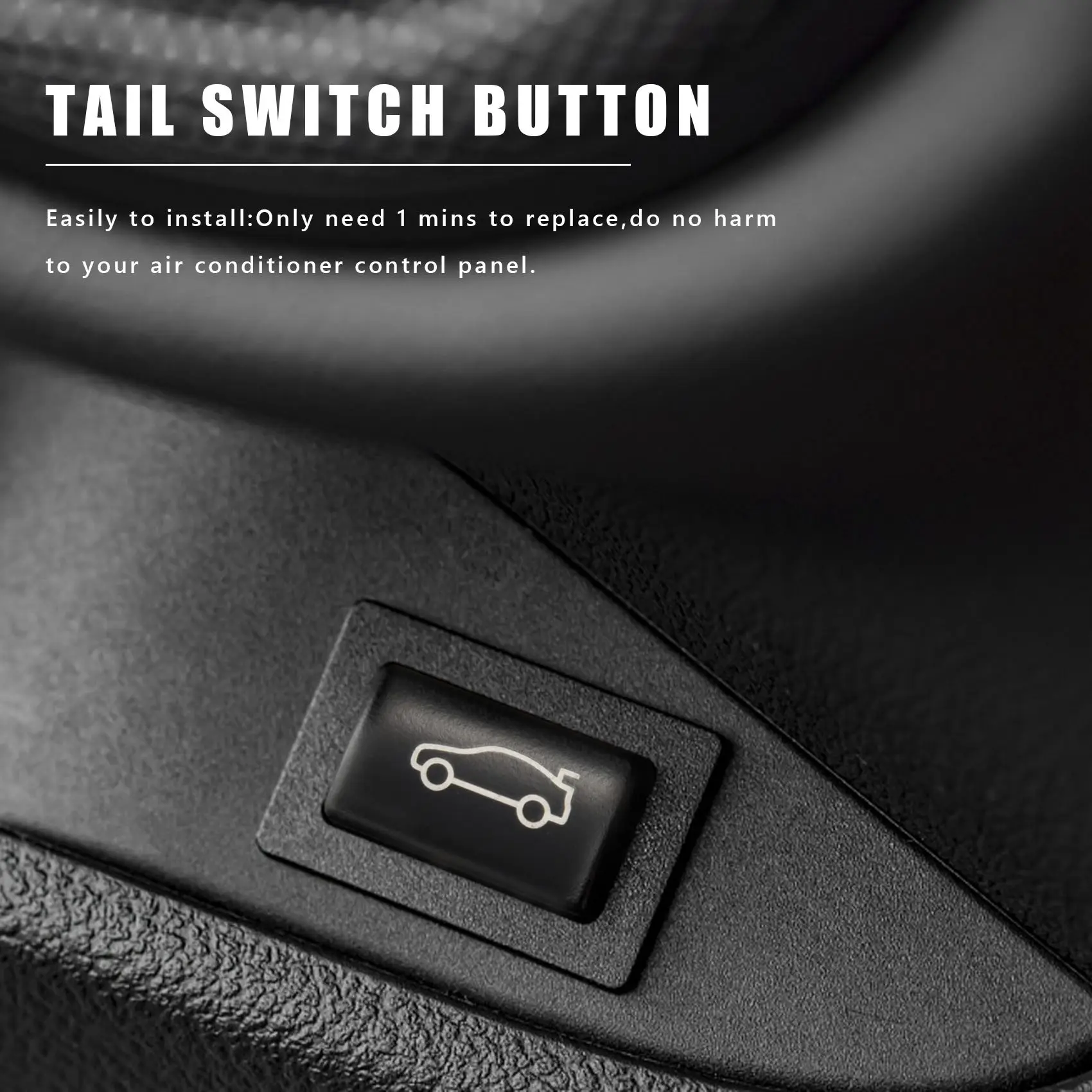 Tailgate Rear Trunk Switch Button Cover for BMW 1 2 3 4 5 6 7 X1 X3 Z4 Series,E81/E82/F22/F23/E90/F30/F32/E60/F10/F11/F01/E84