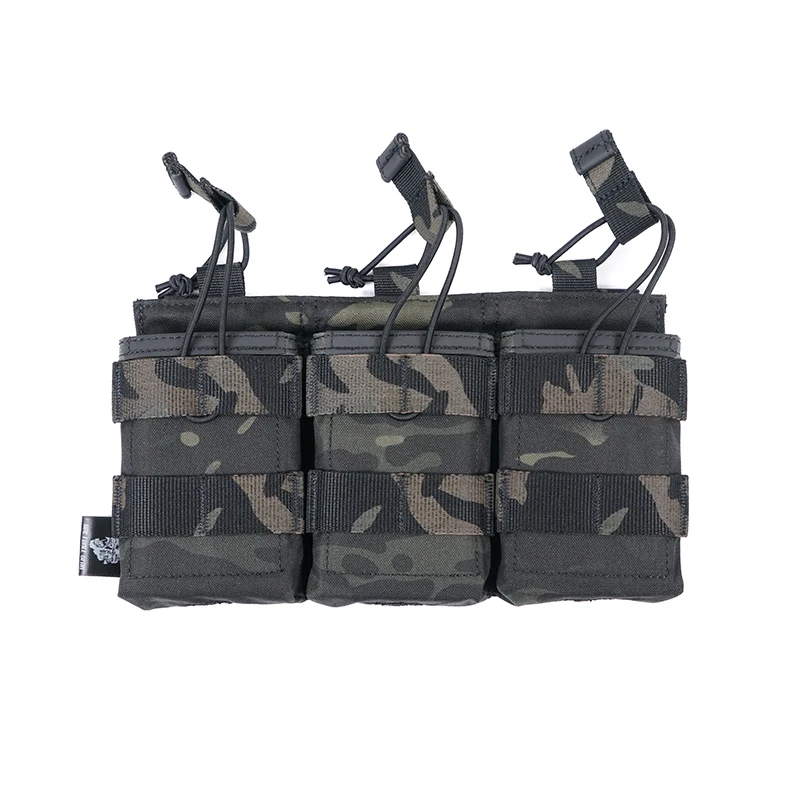 タクティカルベストアクセサリーポーチ-556-トリプルマガジンポーチ-マグホルダーバッグ-molle-エアソフトギア