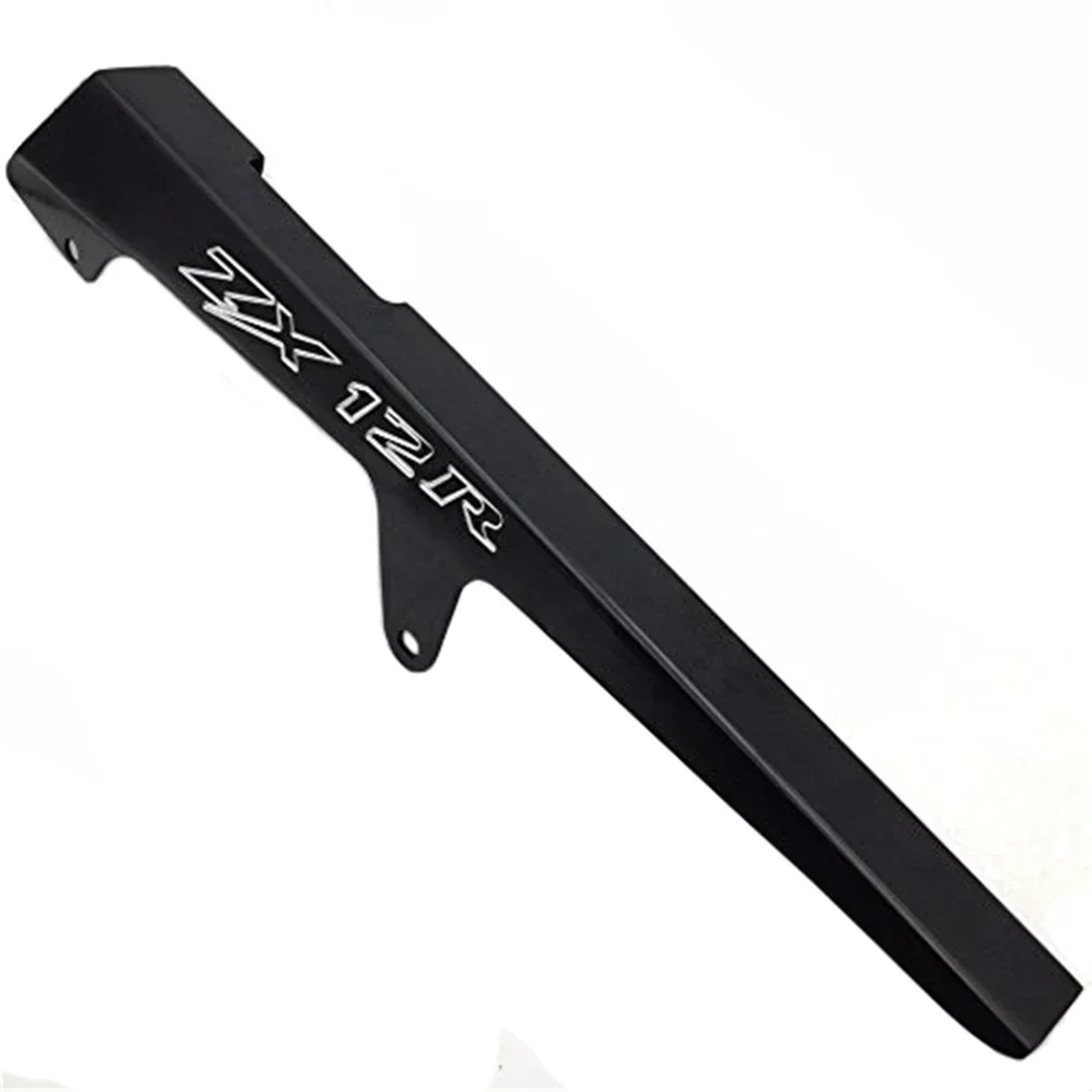 Black Motorcycle Aluminum Chain Guard For Kawasaki Ninja ZX12R ZX12 2000-2005