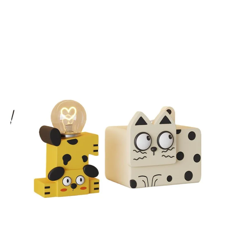 

Cream style tissue box, living room coffee table, high value creative and cute pumping carton, bedroom desktop ornament