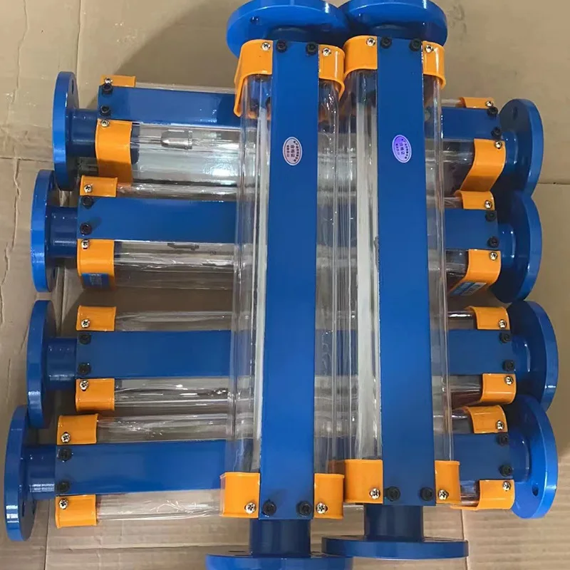 

LZB-50F Glass Rotator Flowmeter Carbon Steel PTFE Gas Liquid Glass Tube Float