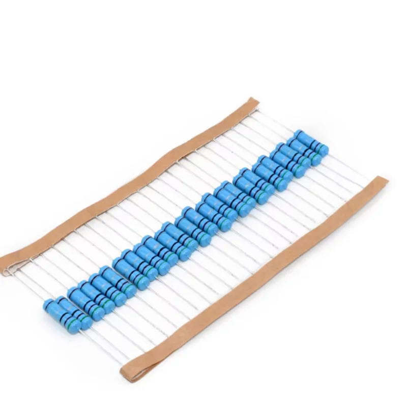 100pcs/50pcs 1/4W 1/2W 1W 2W 3W Metal Film Resistors 1.2Ω 12Ω 120Ω 1.2kΩ 12kΩ 120kΩ 1.5R 15R 150R 1.5K 15K 150K