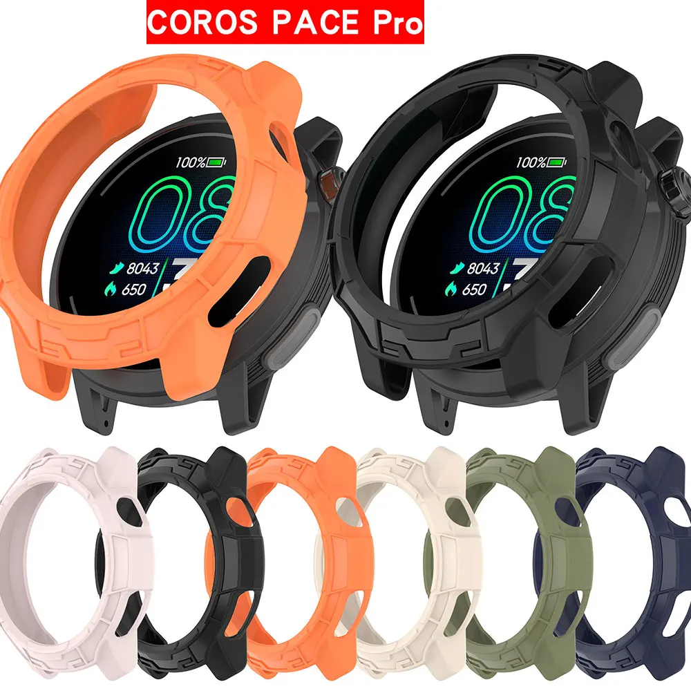 Silicone Protector Case For COROS PACE Pro Flexible Soft TPU Protective Bumper Shell Cover For COROS PACE Pro Watch Accessories