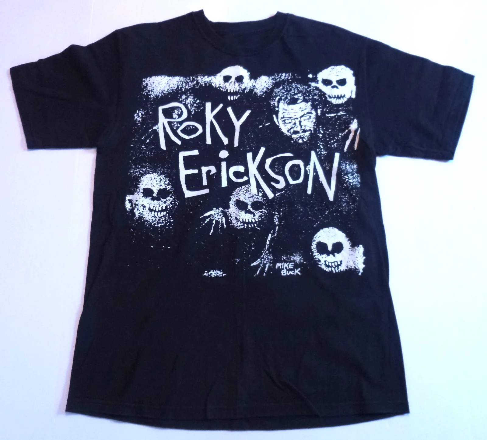 Rare! New! Roky Erickson - Skulls Shirt Tee Short Sleeve S to 5XL LI419