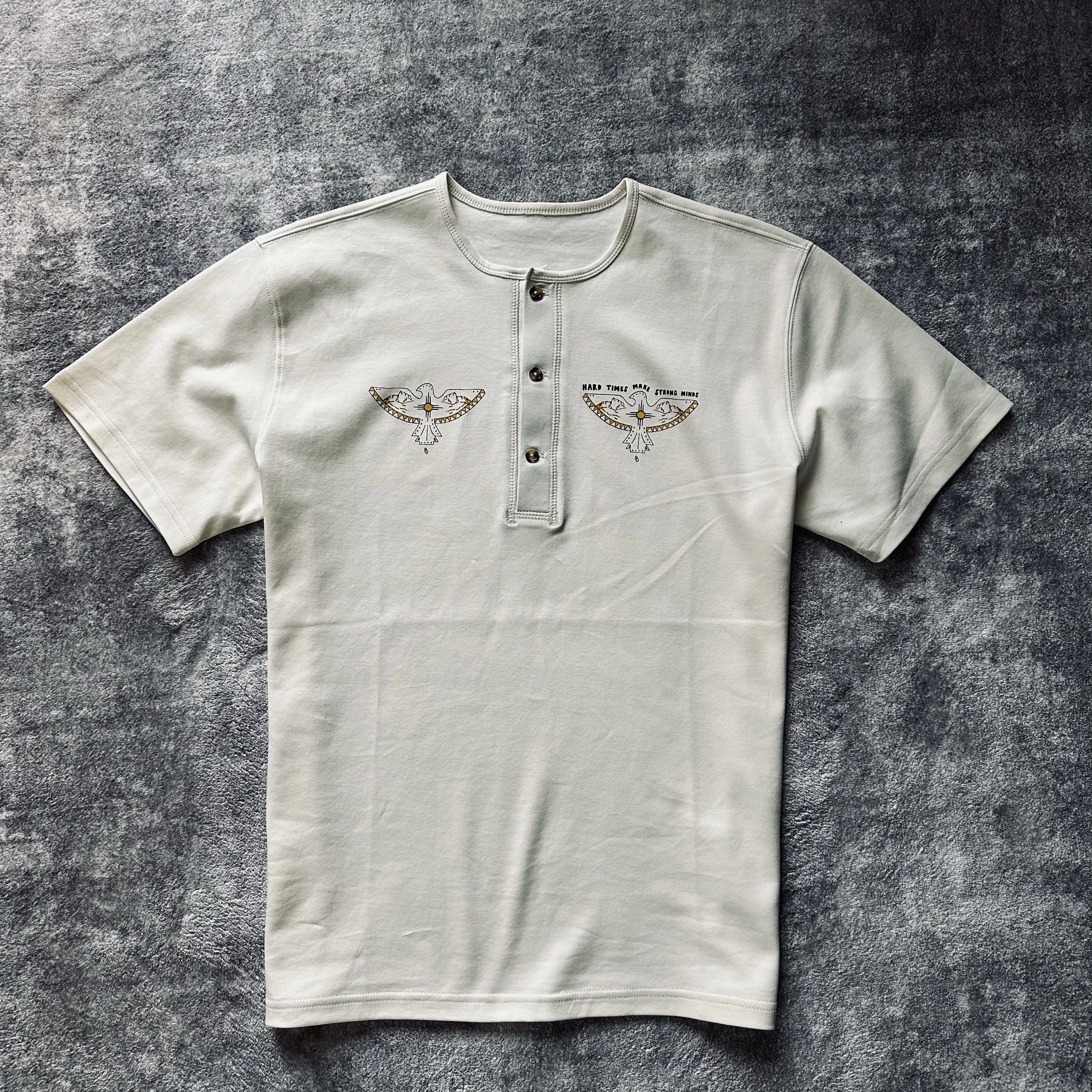 

Breathable Cotton Henley Short Sleeve T-Shirt Retro Western Cowboy Style Comfortable Sweat Absorbent No-fade for Fitness And ...