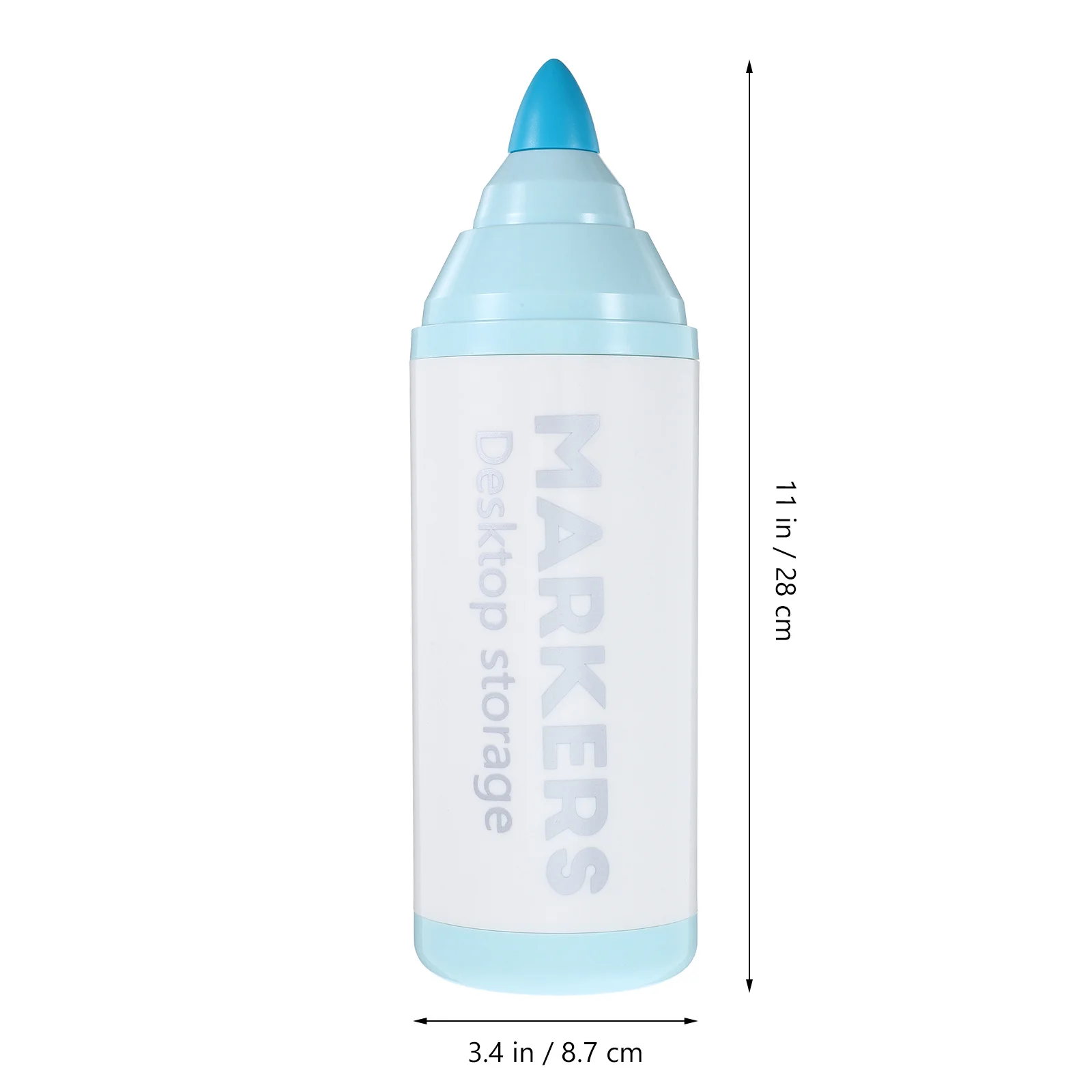 Desktop Pull-Out Pencil Holder Large Capacity Pen Cup Lid Makeup Brush Holder Stationery Organizer Classroom Office Essentials