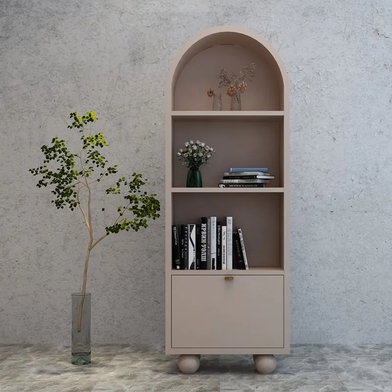 Nordic Bookshelf Display Cabinet Display Cabinet Storage Cabinet Simple Modern Small Unit Bookcase Children's Bookcase Bookshelf