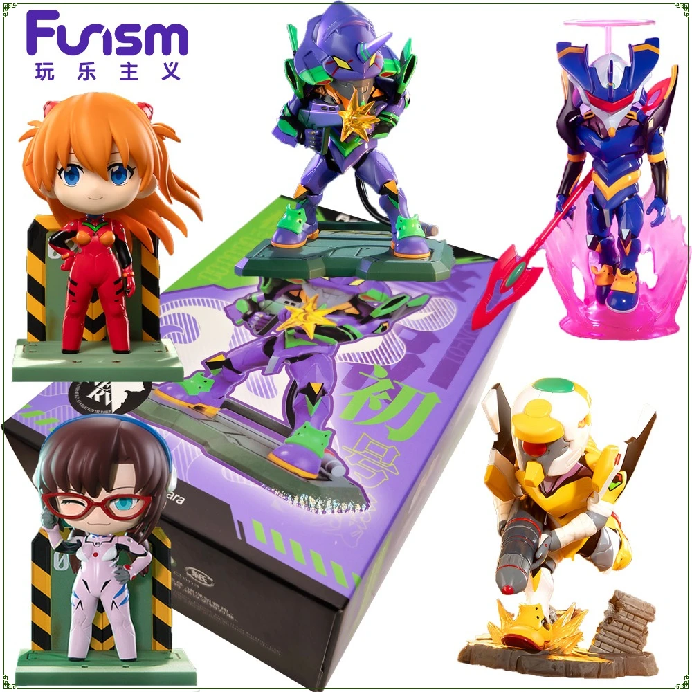 جديد Funism حقيقية النيون نشأة Evangelion صندوق أعمى شخصيات شعبية للغاية نموذج الحلي الزخرفية الاطفال هدايا عيد الميلاد #1