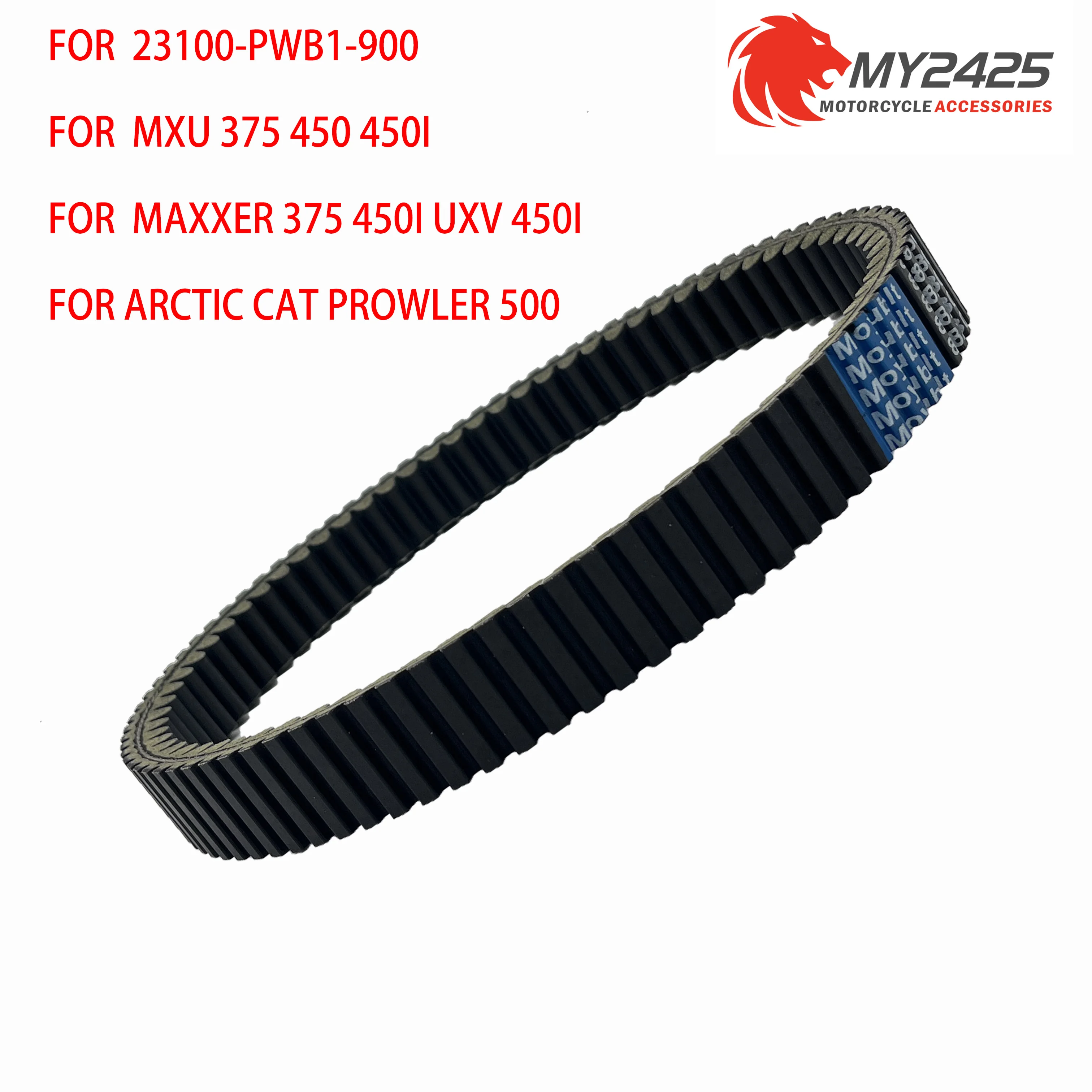 Drive Belt for Kymco MXU 375 450 450i Maxxer UXV 450i Textron Alterra Prowler 500 23100-PWB1-900 for KYMCO Maxxer MXU 400 MXU400