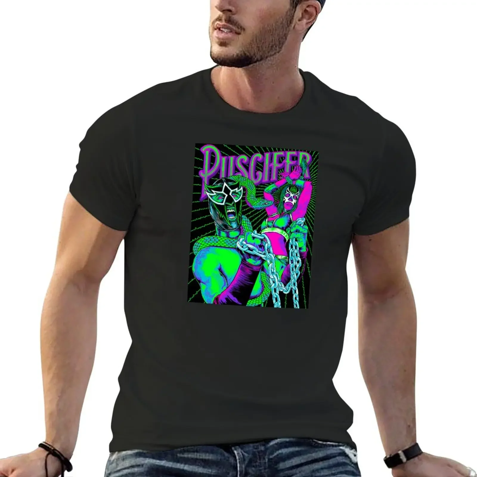 

Blacklight T-Shirt anime figures customizeds plain t shirts men